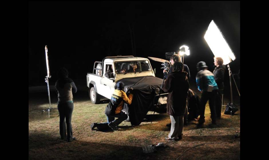 Freestate shooting night car scene